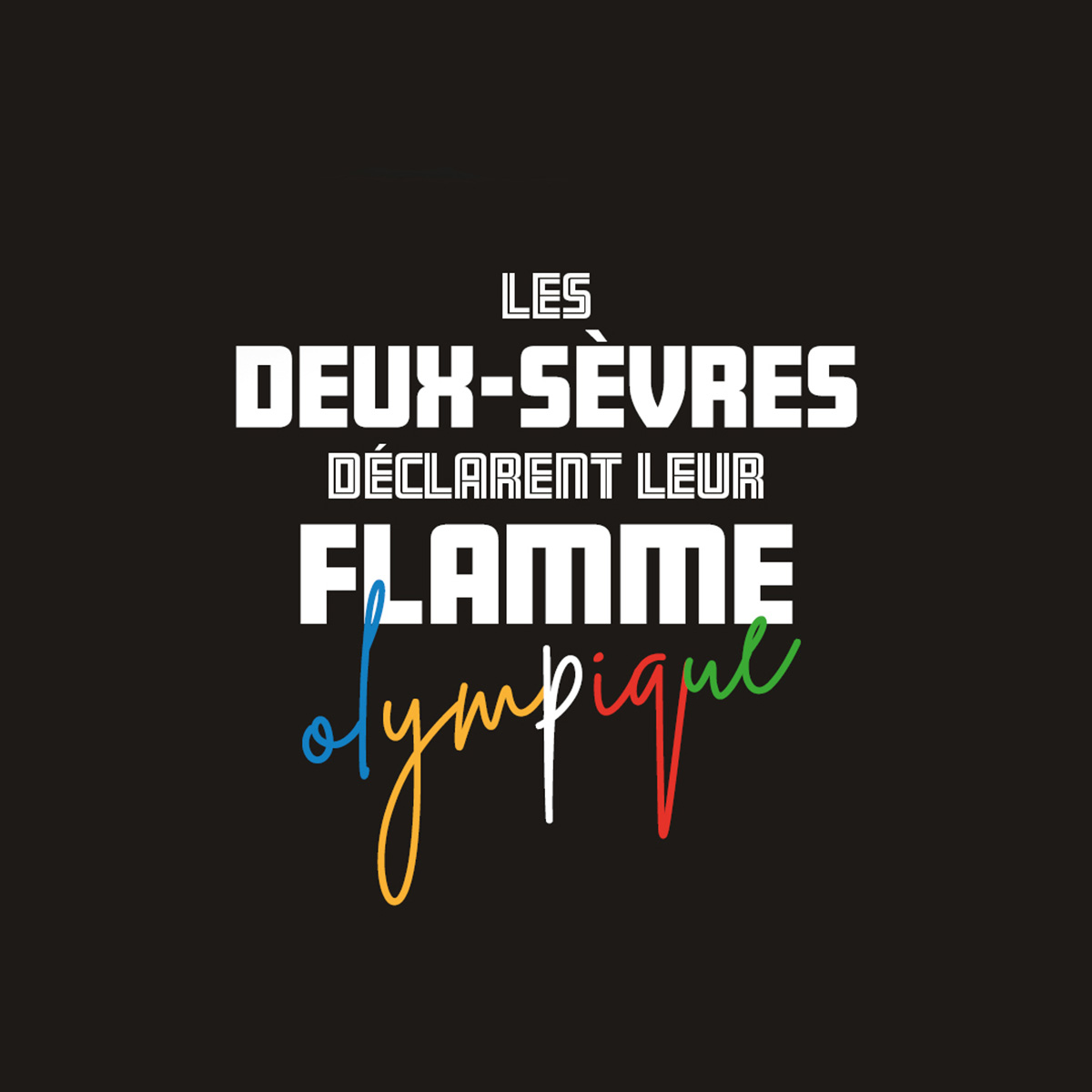 Affiche Flamme Olympique